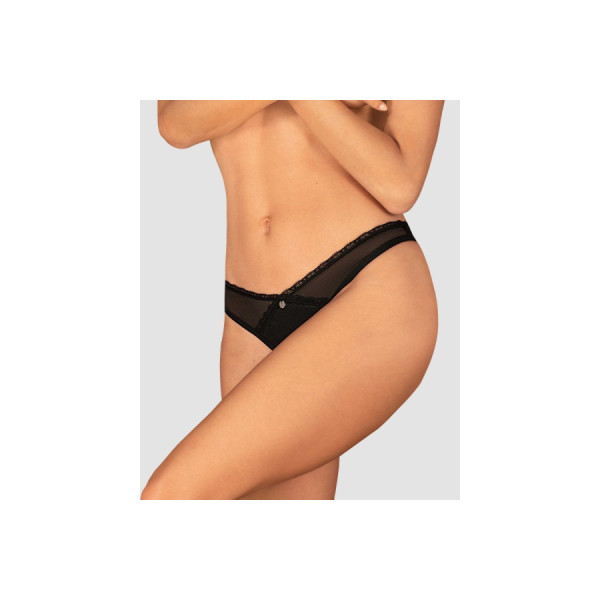Latinesa string ouvert - Noir